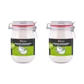 Produktbild: mituso Bio Kokosöl desodoriert 2 Liter | Geschmacksneutral - Ideal zum Braten, Backen, Frittieren | vegan, ohne Zusätze - Vielseitig für Haut & Haar | im Drahtbügelglas