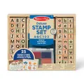 Produktbild: Melissa & Doug - Zahlen und Buchstaben Stempelset mit 71 Holzstempeln, Stempelkissen und Übungsblock, Für Kinder ab 4 Jahren