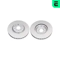 Produktbild: 2x Bremsscheibe OPTIMAL BS-9264HC für SEAT SKODA 7N2 TIGUAN SHARAN AD1 VW 7N1 1