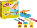 Produktbild: Play-Doh Knetwerk Starter Set, 3 x 56 g Dosen bunter Knetmasse, 2 Accessoires