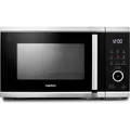 Produktbild: MEDION Mikrowelle mit Heißluftfritteusenfunktion (25 Liter, 1.500 Watt Heißluft, 900 Watt Mikrowelle, 9 Automatikprogramme, Popcorn-Taste, Auftau... - Schwarz