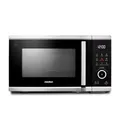 Produktbild: MEDION Mikrowelle mit Heißluftfritteusenfunktion (25 Liter, 1.500 Watt Heißluft, 900 Watt Mikrowelle, 9 Automatikprogramme, Popcorn-Taste, Auftaufunktion, LED Display, MD11499)