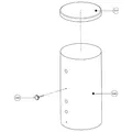Produktbild: Wolf Pufferspeicher SPU-1-200 für Wärmepumpen 2483884