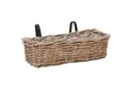 Produktbild: VIVANNO Balkonkasten Rattan SACADA Kasten - Natur Geflochten (1 St), 46x18x14 cm