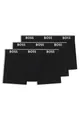 Produktbild: BOSS Hugo Herren Trunk 3p Co/EL Boxershorts, New - Black1, M