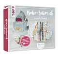 Produktbild: Boho-Schmuckset Love & Peace (Dunkelrot/Grau): Anleitung und Material für 5 Armbänder im Boho Look zum Selbermachen. Bänder, Biegeringe, Perlen und Anhänger. Nickelfrei