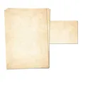 Produktbild: 25er Set Briefpapier beidseitig bedruckt 120 Gramm Papier | Motivpapier Urkun...