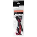 Produktbild: SILVERSTONE PCI-8-Pin zu PCIe-6+2-Pin Kabel, 250mm - schwarz/rot