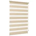 Produktbild: Sekey Doppelrollo Klemmfix ohne Bohren für Fenster, Doppelrollo 40 cm breit, Duo Rollo Jalousie Sonnenschutz, 40x150cm, Gelbleinen