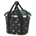 Produktbild: KLICKfix 0303DO City-Tasche Reisenthel Bikebasket dots, 35x28x26cm,, schwarz
