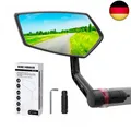 Produktbild: RBRL Fahrradspiegel Extra Große Bar End Fahrradspiegel, Schlagfestes Echtglas