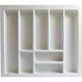 Produktbild: Besteckeinsatz UNIVERSAL60 mit 8-Facheinteilung (B 501-559 x T 437-496 mm) / Besteckkasten / Besteckeinsätze - Grau