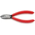 Produktbild: KNIPEX 70 01 125 SB Seitenschneider mit Kunststoff überzogen schwarz atramentiert 125 mm