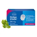 Produktbild: Ginkgo STADA 240 mg Filmtabletten fördert die Durchblutung des Gehirns, stärkt Gedächtnis und Konzentration, zur dauerhaften Anwendung, hohe Extraktqualität, 30 Stk