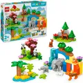 Produktbild: LEGO® Wildtier-Familien 3-in-1-Set (10446), LEGO DUPLO Town Konstruktionsspielsteine, (92 St), Made in Europe