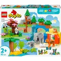 Produktbild: LEGO Konstruktionsspielzeug DUPLO Town Wildtier-Familien 3-in-1-Set