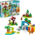 Produktbild: LEGO DUPLO Town 10446 Wildtier-Familien 3-in-1-Set Klemmbausteine Bausatz
