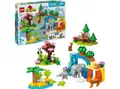 Produktbild: LEGO DUPLO Town 10446 Wildtier-Familien 3-in-1-Set Bausatz, Mehrfarbig