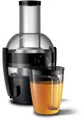 Produktbild: Philips Viva Collection zentrifugal Entsafter, 2.0 L, NutriU-Rezepte-App, QuickClean, 800 W, Schwarz (HR1856/70)