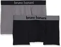 Produktbild: bruno banani - Flowing - Short - 2er Pack (6 Schwarz / Grau Melange)