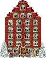 Produktbild: Wand-Adventskalender - Nostalgisches Weihnachtshaus Barbara Behr