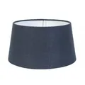Produktbild: Lampenschirm für Tischleuchte in Rund Leinen Blau Tischlampe Wandleuchte 20-1...
