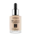 Produktbild: CATRICE HD Liquid Coverage Flüssige Foundation 30 ml Nr. 010 - Light Beige