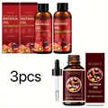 Produktbild: 3er set Batana Öl Oil für Haare Haarwachstum Haarpflege Gesicht Haut Nägel Vegan