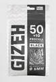 Produktbild: Gizeh ProCell Aktivkohlefilter BLACK 6mm – 60 Stück mit Papierkappen, Kokoskohle
