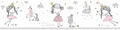 Produktbild: A.S. Création Bordüre Magic Princess, glatt, Motiv, abstrakt, naturalistisch, Tapete Kinder Bordüre Mädchenzimmer Borte Wohnzimmer Design Wandtapete