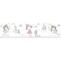 Produktbild: A.S. Création Borte selbstklebend Prinzessin Kinderzimmer 5 m x 15 cm Weiß-Rosa