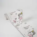 Produktbild: A.S. Création selbstklebende Bordüre - Papierbordüre mit kinderfreundlichen Motiven in Rosa, Grau und Weiß - auf 5,00 m x 0,15 m je Rolle