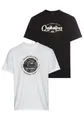 Produktbild: Quiksilver T-Shirt FLYING DISC UNDERTO SHORT SLEEVE PACK YM (2-tlg) Doppelpack T-Shirt mit Print