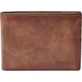 Produktbild: FOSSIL Geldbörse Derrick Flap Bifold Brown braun - Braun