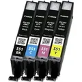 Produktbild: Canon CLI-551 Druckerpatronen Multipack Cyan Magenta Gelb Schwarz 6509B009