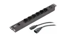 Produktbild: APC Easy PDU EPDU1010B-SCH, Basic, 1U, 10A, 230V, (6x)Schuko & (1x)C13, C14 