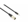 Produktbild: Vonyx Signalkabel XLR (m) - 3,5 mm Klinke Stereo - 0,5 Meter