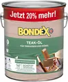 Produktbild: Bondex Teaköl teak 3 Liter BEULE Hartholzöl Holzöl