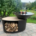 Produktbild: FireWeyck 1 Feuerstelle Outdoorküche Feuerplatte Grillring 85cm Feuerschale #686