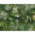 Produktbild: Vliestapete Blätter Grün - 1,005.00 x 53.00 cm