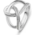 Produktbild: JETTE Damenring INFINITY 87745376 925er Silber rhodiniert