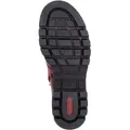 Produktbild: Rieker Damen Stiefelette in  mit Plateau und Blockabsatz 74020, Größe:42 EU, Farbe:Rot - Rot - 42