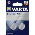 Produktbild: Varta CR2032 Lithium Knopfzellen 3V, 2 Stück