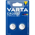 Produktbild: Varta CR2032 3V Lithium Knopfzelle Batterie 2er Pack Autoschluessel / Spielzeug