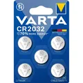 Produktbild: Varta CR 2032 3V Lithium Batterie Knopfzelle 220mAh 5er Blister