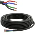 Produktbild: Lumonic 4x0,34mm² RGB LED Steuerleitung schwarz 20m | ummanteltes 4 adriges Kabel flexibel | LiYY Verlängerung, Stromkabel, LED Zuleitung, Steuerkabel