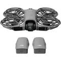 Produktbild: DJI Neo 2 Fly More Combo, 4 Rotoren, 12 MP, 2688 x 1512 Pixel, 7000 m, 1606 mAh, Schwarz, Grau - Schwarz/Grau