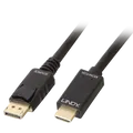 Produktbild: Lindy - Video- / Audiokabel - DisplayPort / HDMI - DisplayPort (M) bis HDMI (M) - 3 m - 4K Unterstützung