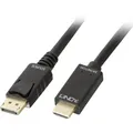 Produktbild: LINDY DisplayPort / HDMI Adapterkabel DisplayPort Stecker, HDMI-A Stecker 3.0...