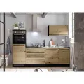 Produktbild: P & B Küchenleerblock, Anthrazit, Eiche Artisan, Holzwerkstoff, 3 Schublade(n) Schubladen, seitenverkehrt montierbar, L-Form, nur wie online abgebildet bestellbar, 260 cm, Küchen, Küchenzeilen & Küchenblöcke, Küchenzeilen ohne Geräte